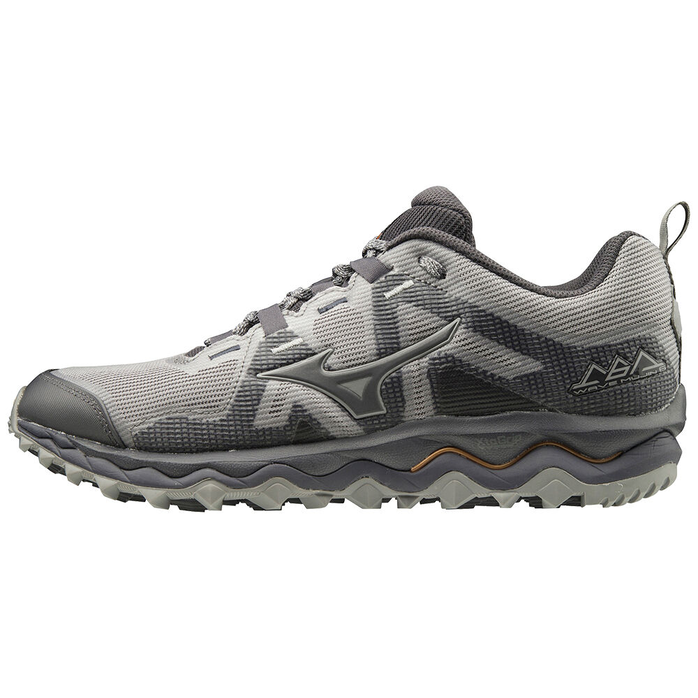 Mizuno WAVE MUJIN 6 - Erkek Trail Koşu Ayakkabısı - Gri Türkiye (LOVJRQ-365)